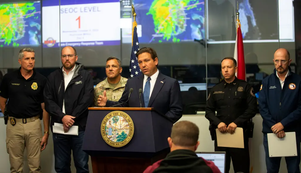 DeSantis Slams Kamala Harris’s Hurricane Response Criticism