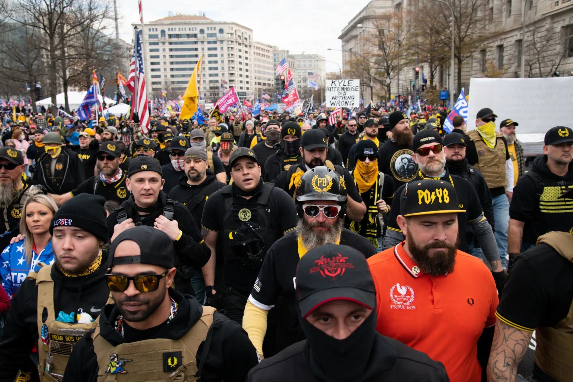 Proud Boys Show Support for Trump as Election Day Nears, Stirring Security Concerns