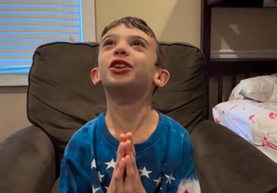 8-Year-Old Boy with Rare Brain Disorder Celebrates Trump’s Victory in Heartwarming Viral Video