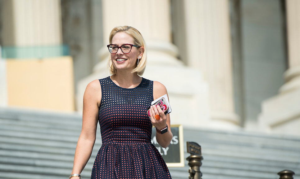 Senator Kyrsten Sinema Mocks Democrats Over Filibuster Reversal: “Filing Under Schadenfreude”