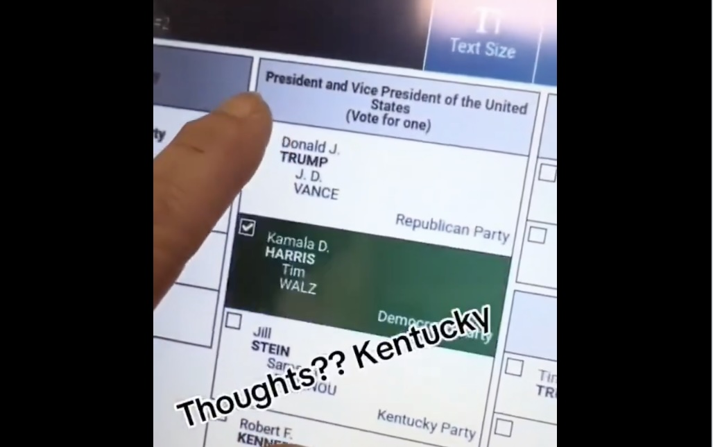 Voting Machine Malfunction in Kentucky Raises Concerns After Video Shows “Glitch” Selecting Wrong Candidate