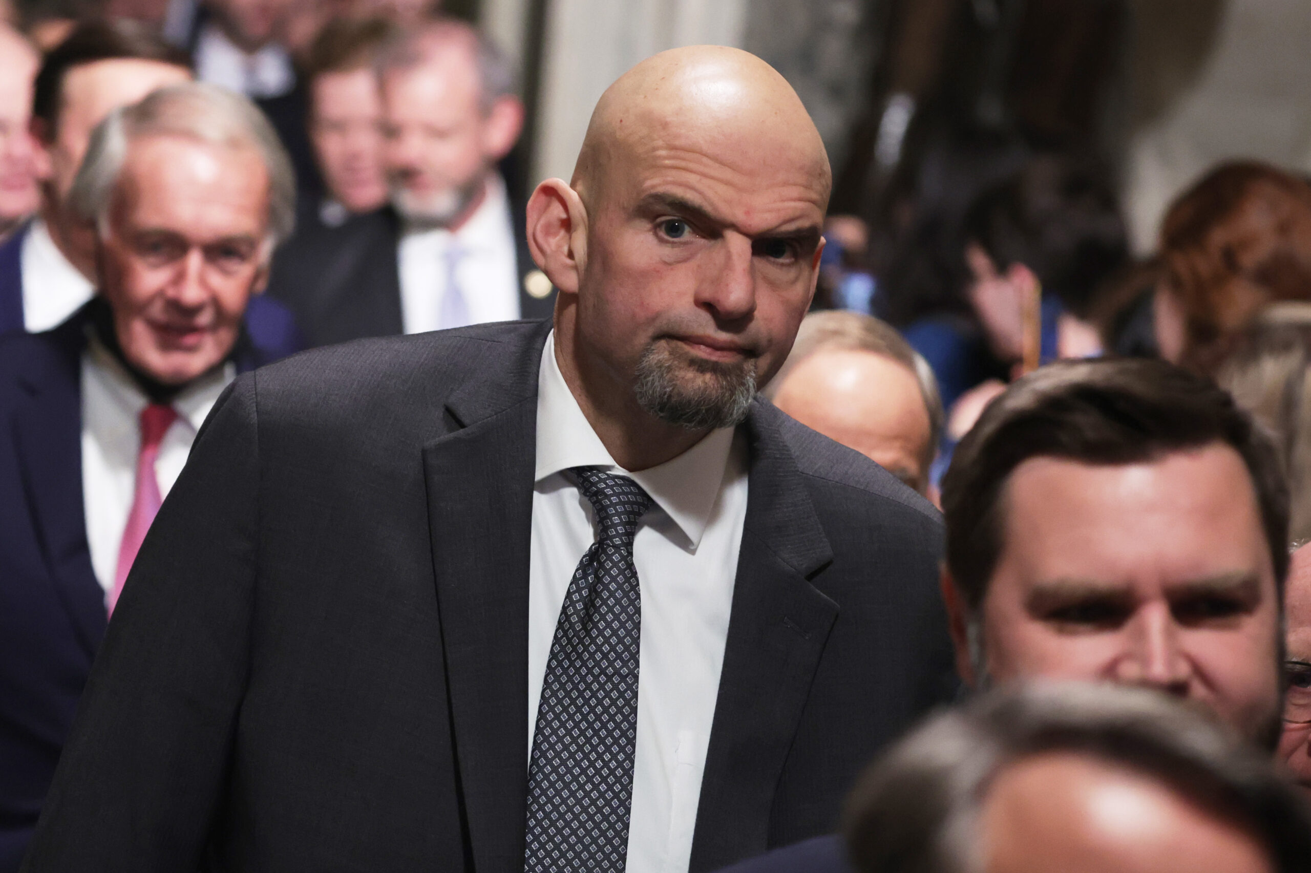 Sen. John Fetterman Becomes First Democrat to Post on Truth Social, Calls for Trump and Hunter Biden Pardons