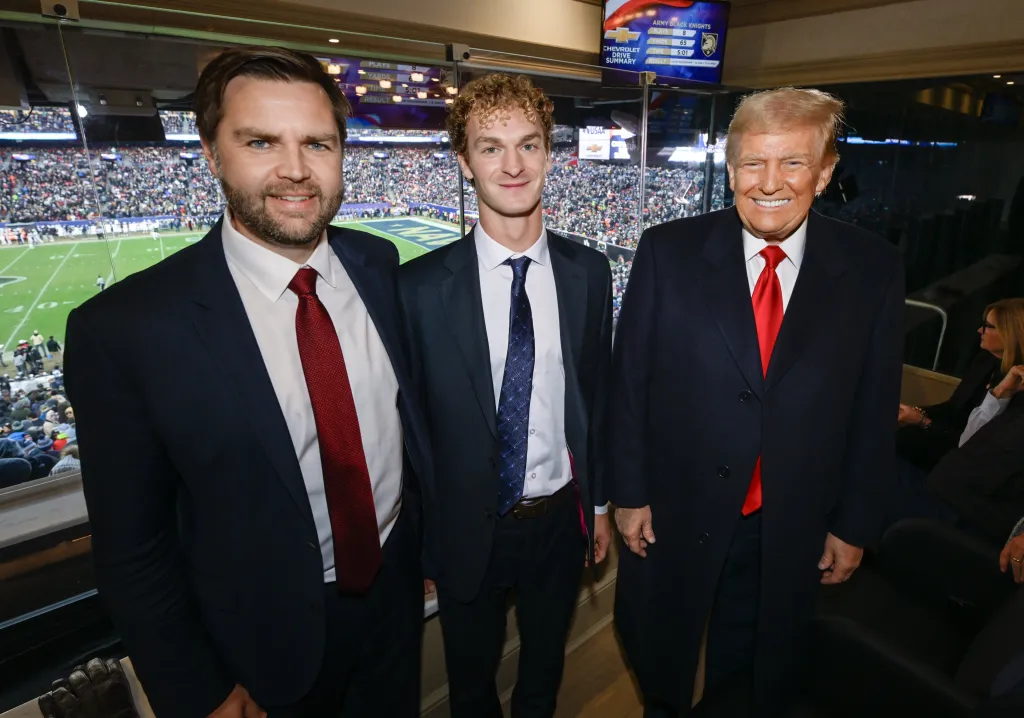 Presidentelect Trump Attends ArmyNavy Game Amid Cheers, Military